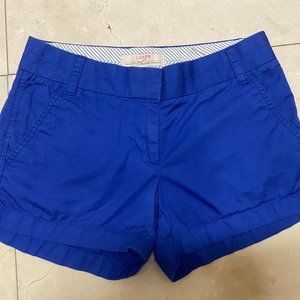 J. Crew Royal Blue Chino Shorts